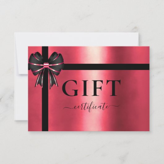 BEDRIJFSCERTIFICAAT | Modern | Lint (Voorkant)