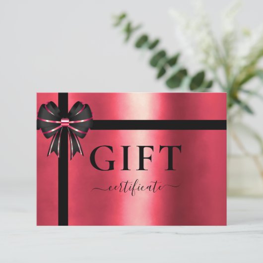 BEDRIJFSCERTIFICAAT | Modern | Lint (Staand voorkant)