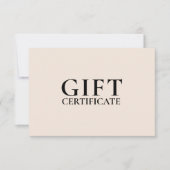 BEDRIJFSCERTIFICAAT | Modern | Minimaal| (Voorkant)