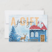 BEDRIJFSCERTIFICAAT | Sneeuwpatroon met kerstmis (Voorkant)