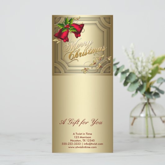 Bedrijfsclassificatiecertificaten voor feestdagen (Staand voorkant)