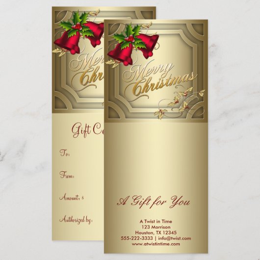 Bedrijfsclassificatiecertificaten voor feestdagen (Voorkant / Achterkant)