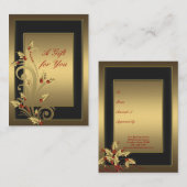 Bedrijfsclassificatiecertificaten voor feestdagen kortingskaartje (Voorkant / Achterkant)