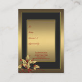 Bedrijfsclassificatiecertificaten voor feestdagen kortingskaartje (Achterkant)