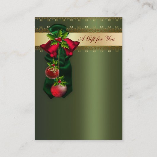 Bedrijfsclassificatiecertificaten voor feestdagen kortingskaartje (Voorkant)