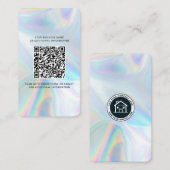 Bedrijfscode voor holografische QR-code Visitekaartje (Voorkant / Achterkant)