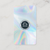 Bedrijfscode voor holografische QR-code Visitekaartje (Achterkant)