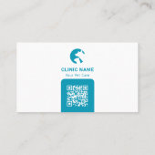 Bedrijfsdiertje | Eenvoudige moderne Visitekaartje (Achterkant)