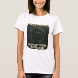 Bedrijfsdood Professioneel Zombie Kantoorleven T-shirt