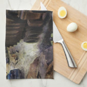  bedrijfsdummyvrachtwagen op een bouwplaats theedoek (Quarter Fold)