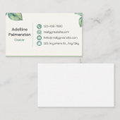 Bedrijfseigenaar/CEO van de Kaart Visitekaartje (Voorkant / Achterkant)