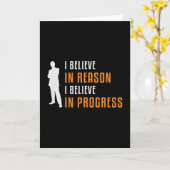 Bedrijfseigenaar Ik geloof in Reason in Progress C Kaart (Gele Bloem)