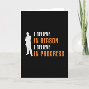Bedrijfseigenaar Ik geloof in Reason in Progress C Kaart