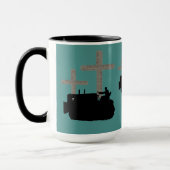 BEDRIJFSENGINEER BULLDOZER  CROSS JESUS MOK (Links)