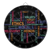 "Bedrijfsethiek" Dartbord (Voorkant)