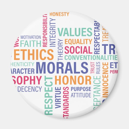 "Bedrijfsethiek" Magneet (Voorkant)