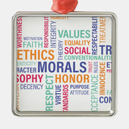 "Bedrijfsethiek" Metalen Ornament
