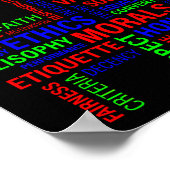 Bedrijfsethiek Poster (Hoek)