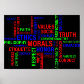 Bedrijfsethiek Poster (Voorkant)