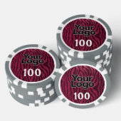 Bedrijfsevenement Business Logo Glitter Animal Pri Poker Chips (Opstapeling)