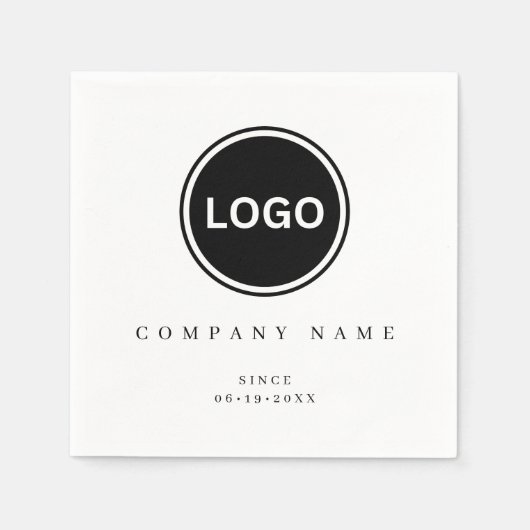 Bedrijfsevenement Jubileum Cocktail Servet (Voorkant)