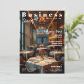 Bedrijfsevenement Kaart (Staand voorkant)