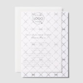 bedrijfsevenement | Minimalistisch professioneel b Vellum Uitnodigingen (Offset (Uitnodiging))