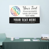 Bedrijfsevenement Modern Professional Logo Brandin Spandoek (Beurs)