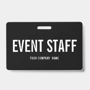 Bedrijfsevenement Personeel Backstage Pass ID-badg Badge