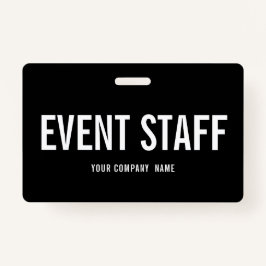 Bedrijfsevenement Personeel Backstage Pass ID-badg Badge