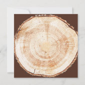 Bedrijfsevenement Rustic Woodland Custom Kaart (Achterkant)