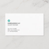 bedrijfsfinanciering | boekhouding | Voorraaddiagr Visitekaartje (Achterkant)