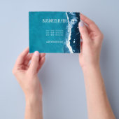 BEDRIJFSFLYER : ZEE WAVES FLYER (Hand)