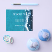 BEDRIJFSFLYER : ZEE WAVES FLYER (Enkel)