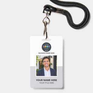 Bedrijfsfoto en logo zakelijk badge