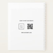 Bedrijfsfoto logo wit team QR code 2025 Planner (Achterkant)