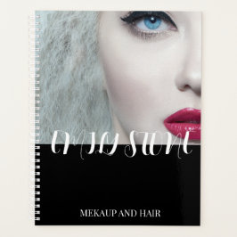 Bedrijfsfoto met QR-code zwart wit planners