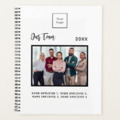 Bedrijfsfoto teamleden naam wit 2026 planner (Voorkant)