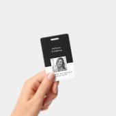 Bedrijfsfoto Zwart-wit Verticaal Badge (Handheld)