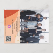 Bedrijfsfotokalender Bedrijfsbedrijf Logo Feestdagenkaart (Achterkant)