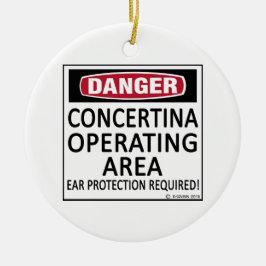 Bedrijfsgebied Concertina Keramisch Ornament