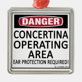 Bedrijfsgebied Concertina Metalen Ornament