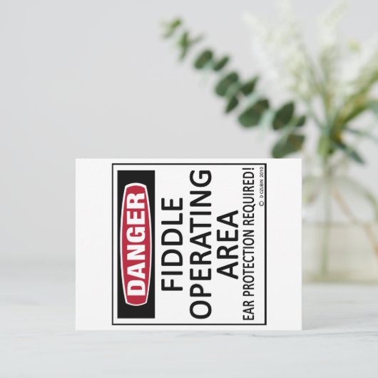 Bedrijfsgebied Fiddle Briefkaart (Staand voorkant)