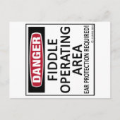 Bedrijfsgebied Fiddle Briefkaart (Voorkant)