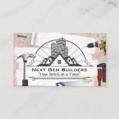 Bedrijfsgebouwen | Algemene contractanten Visitekaartje (Voorkant)