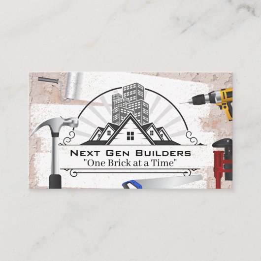 Bedrijfsgebouwen | Algemene contractanten Visitekaartje (Voorkant)