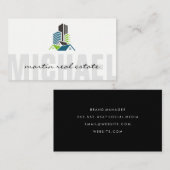 Bedrijfsgebouwen | niet-zakelijk onroerend goed visitekaartje (Voorkant / Achterkant)