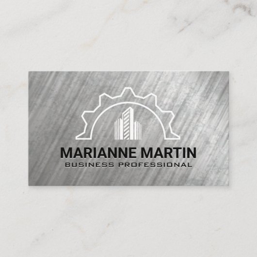 Bedrijfsgebouwen | vastgoedontwikkeling visitekaartje (Voorkant)