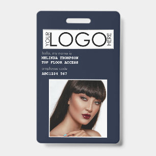 Bedrijfsidentificatie foto Personeelsidentificatie Badge