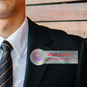 Bedrijfsidentiteit verfijnd: namen van werknemers  naamplaatje